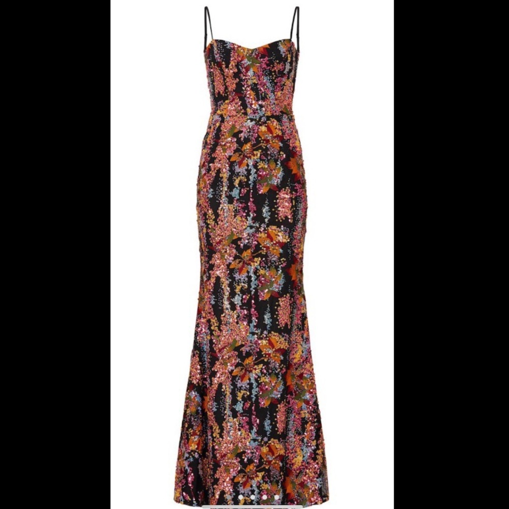 Dress the population evening gown